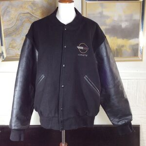 CORVETTE VARSITY WOOL WITH LEATHER SLEEVES JACKET XL OVERSIZED